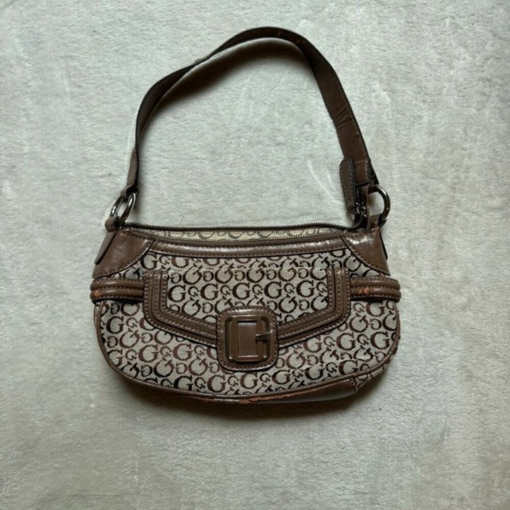 Vintage y2k Guess brown shoulder bag
